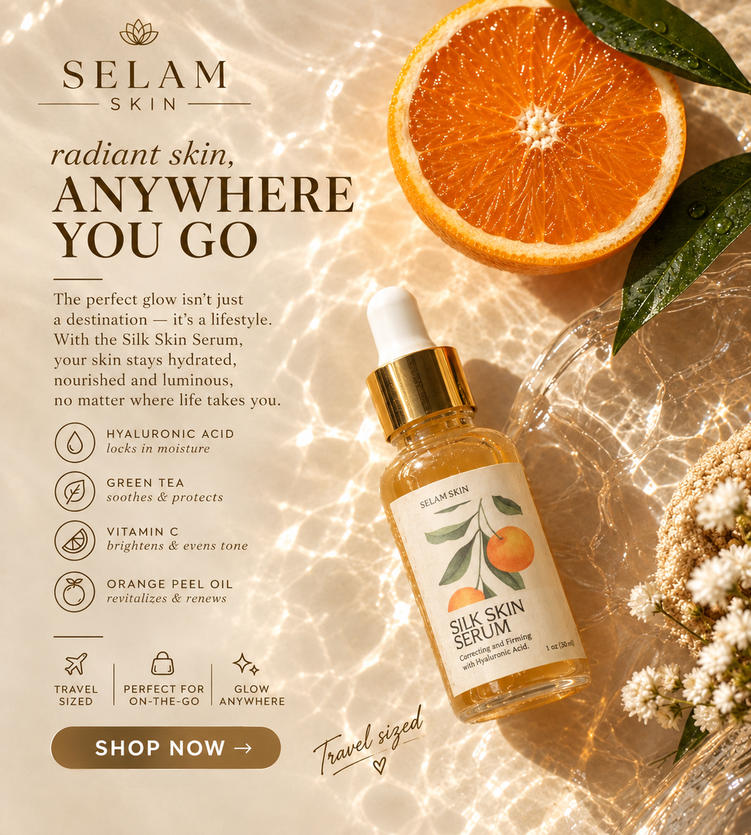 Travel Sized Silk Skin Serum